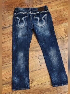 Big Star Liv Low Rise Denim Capris , Size 27